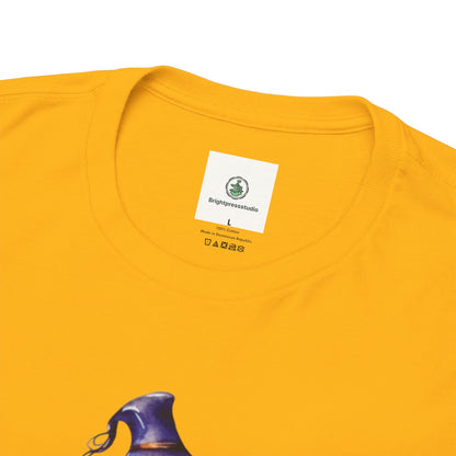 Halloween Book Lover Tee, Unisex Heavy Cotton Tee, Fall Festival Shirt, Pumpkin Spice Apparel, Teacher Gift, Autumn T-Shirt